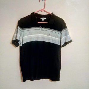 Calvin Klein Classic Fit Striped Polo Shirt